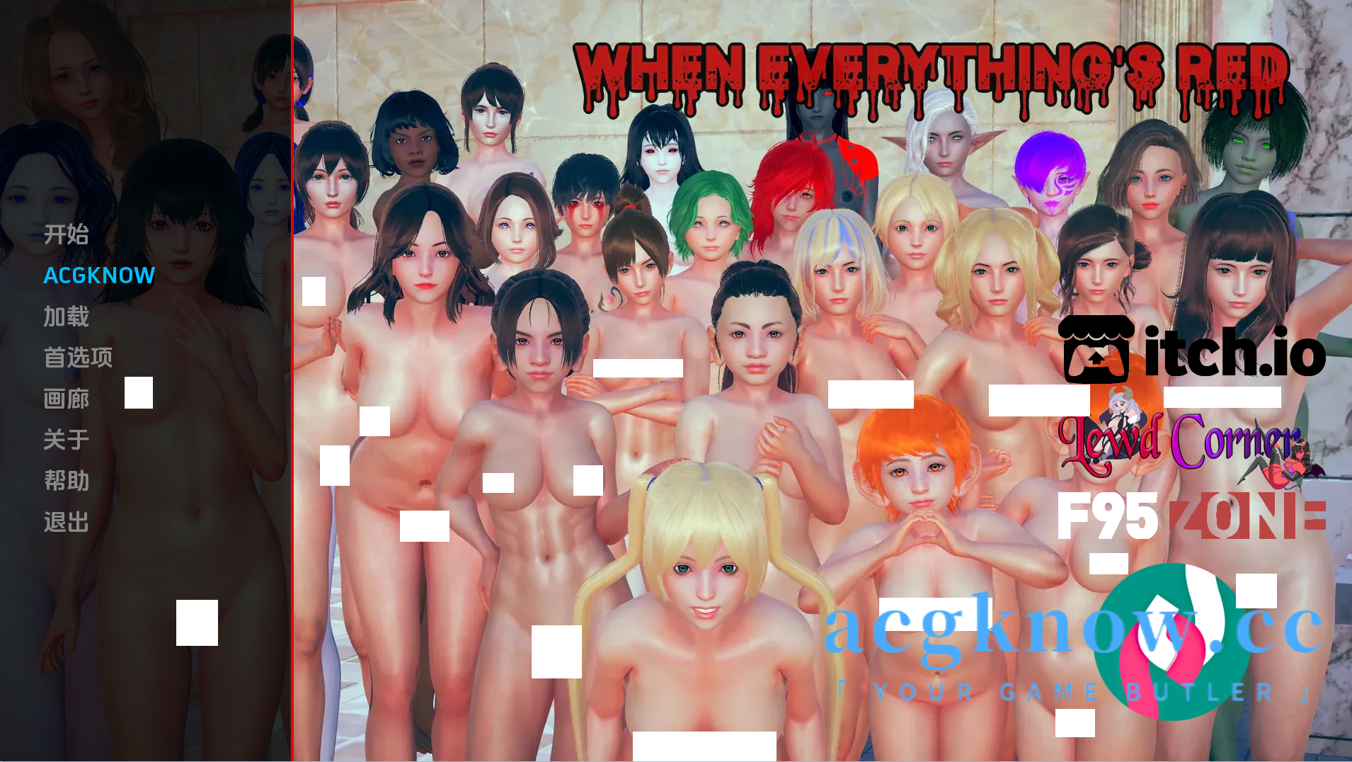 图片[1]-[PC+安卓+IOS][亚洲SLG/汉化/动态]当万物皆红 When Everything’s Red [v0.3][945M]-acgknow