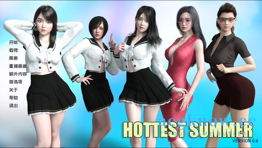 图片[1]-[PC+安卓+IOS][亚洲SLG/汉化]最热的夏天 Hottest Summer [v0.6][1.24G]-acgknow