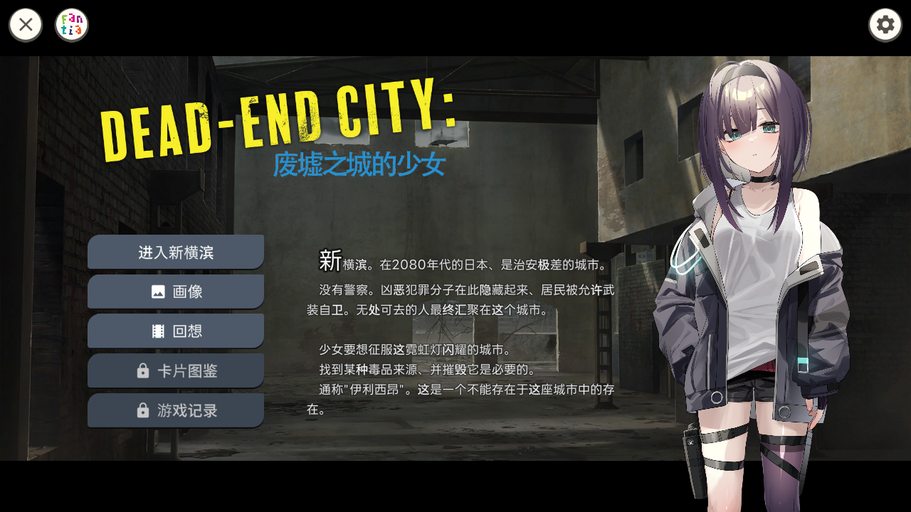 图片[1]-[PC+安卓][SLG/云汉化/动态]Dead-End City: 颓废街头的少女/Dead-End City: 退廃の街の少女 Ver1.02【1.3G】-acgknow