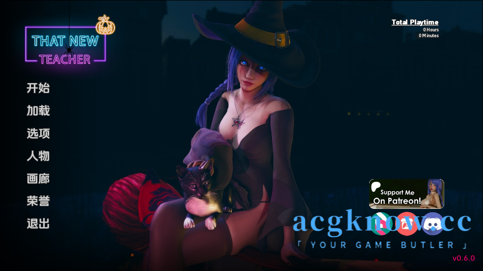 图片[1]-[PC+安卓][欧美SLG/汉化/动态] 那位新老师 [v0.6.0] That New Teacher [3.76G]-acgknow