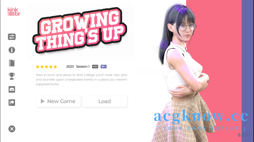 图片[1]-[PC+安卓][欧美SLG/汉化/动态] 成长之物 [v0.33b] Growing Thing’s Up [2.47G]-acgknow