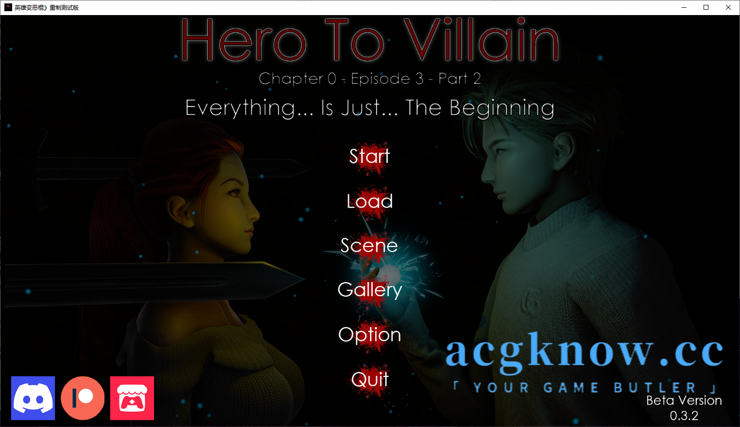 图片[1]-[PC+安卓+IOS][欧美SLG/汉化]英雄恶棍 英雄到反派 重制版 Hero to Villain Remastered v0.32[2.6G]-acgknow