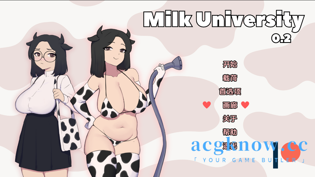 图片[1]-[PC+安卓+IOS][欧美SLG/动态]牛奶大学 Milk University V0.2 【875M】-acgknow