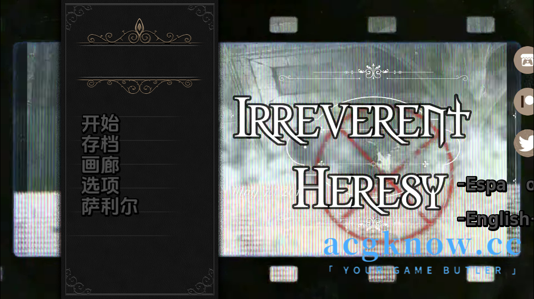 图片[1]-[PC+安卓][欧美SLG/动态/汉化]不敬的异端 [v0.9] Irreverent Heresy [4.07G]-acgknow