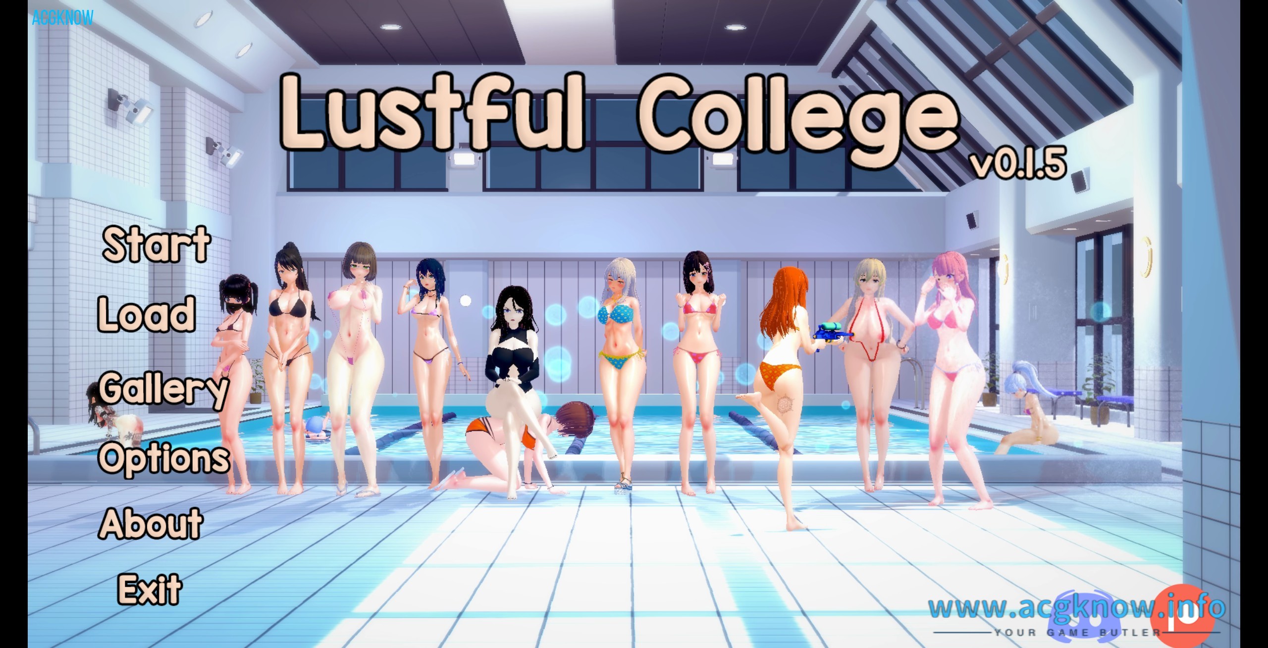 图片[1]-[PC+安卓][日系SLG/汉化/动态]欲望学院 Lustful College v0.1.5 汉化版【670M】-acgknow