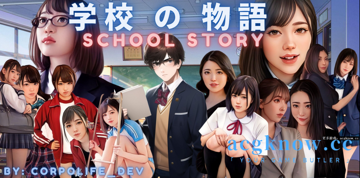 图片[2]-[PC][HTML/SLG/机翻]学校物语 Gakko No Monogatari – School Story 0.05 [2.6G]-acgknow