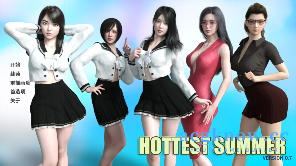 图片[1]-[PC+安卓][亚洲SLG/汉化]最热的夏天 [v0.7] Hottest Summer[1.41G]-acgknow